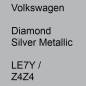 Preview: Volkswagen, Diamond Silver Metallic, LE7Y / Z4Z4.